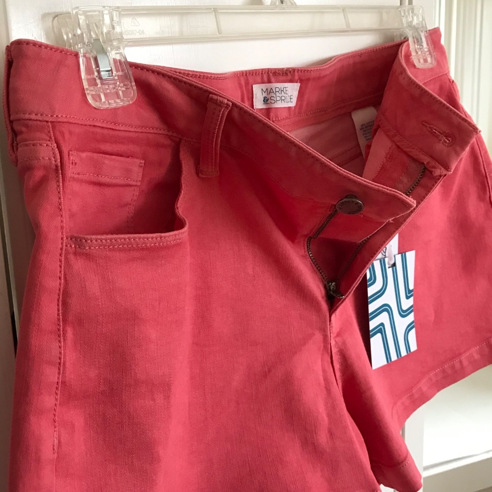 MARKET & SPRUCE Pink Shorts Dylan Women’s Size 12 NWT - Picture 3 of 16